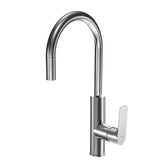 Parisi Slim II Kitchen Mixer with Round Pull Out Spout - Chrome